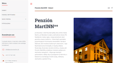 Desktop Screenshot of penzionmartinn.sk